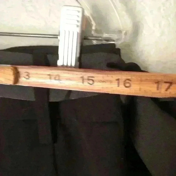 Vtg Style&Co black pleated career skirt Women size 10 - Picture 9 of 9